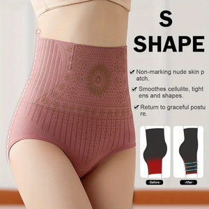 Women High Waist Body Shaper Panties Push Up Buttock Slimming Pants Tummy Control Body Shaping Pants Plus Size Breathable Underwear