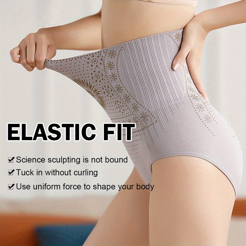 Women High Waist Body Shaper Panties Push Up Buttock Slimming Pants Tummy Control Body Shaping Pants Plus Size Breathable Underwear