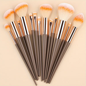 Makeup Brush Set Soft Fluffy Professiona Cosmetic Foundation Powder Eyeshadow Kabuki Blending Make Up Brush Beauty Tool Makeup Sponge Storag