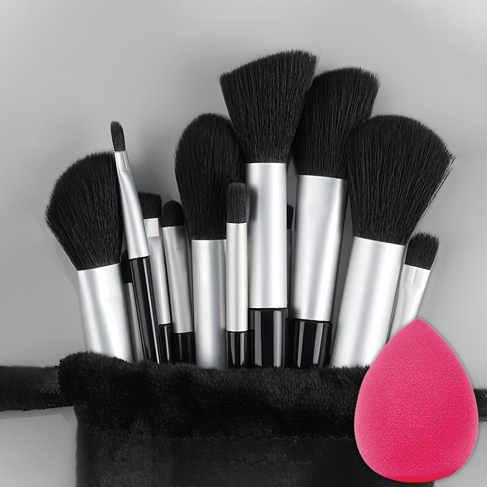 Makeup Brush Set Soft Fluffy Professiona Cosmetic Foundation Powder Eyeshadow Kabuki Blending Make Up Brush Beauty Tool Makeup Sponge Storag