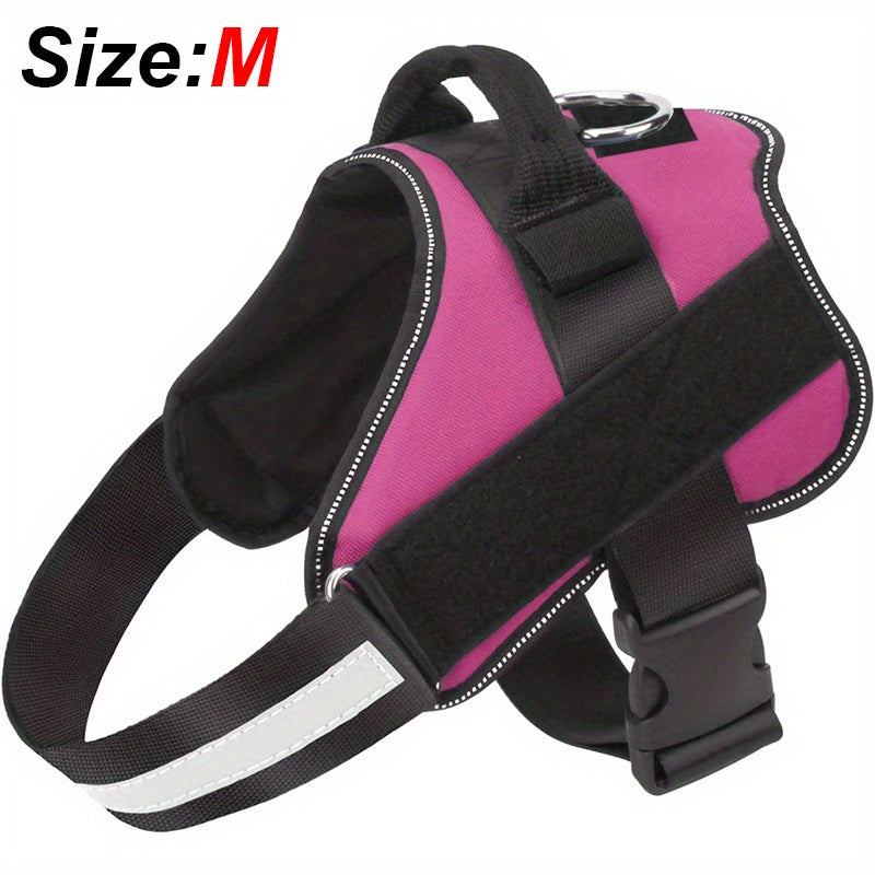 Reflective No-Pull Dog Harness with Breathable Design and Handle