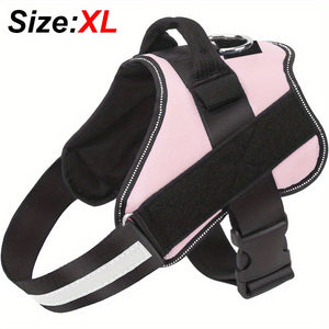 Reflective No-Pull Dog Harness with Breathable Design and Handle