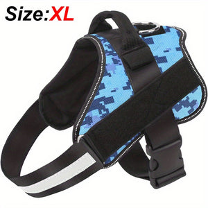 Reflective No-Pull Dog Harness with Breathable Design and Handle