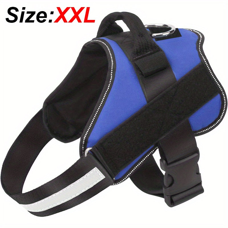 Reflective No-Pull Dog Harness with Breathable Design and Handle