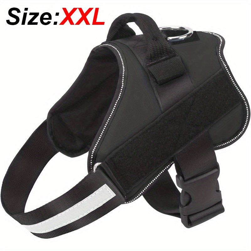 Reflective No-Pull Dog Harness with Breathable Design and Handle