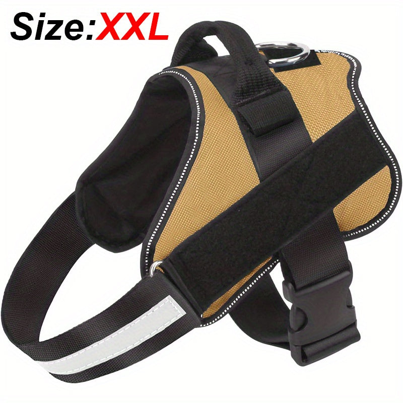 Reflective No-Pull Dog Harness with Breathable Design and Handle