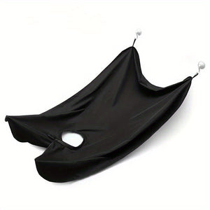 1pc Men's Beard Shaving Apron - Grooming Accessories - with Two Suction Cups, Beard Hair Catcher