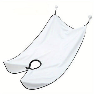1pc Men's Beard Shaving Apron - Grooming Accessories - with Two Suction Cups, Beard Hair Catcher