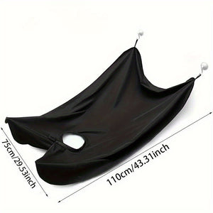1pc Men's Beard Shaving Apron - Grooming Accessories - with Two Suction Cups, Beard Hair Catcher