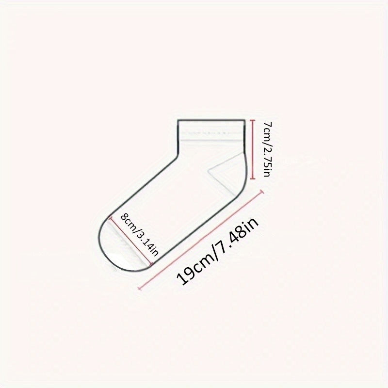 5 Pairs Breathable Ankle Sports Socks for Running, Athletic No Show Outdoor Socks, Spandex and Polyester Blend, Machine Washable