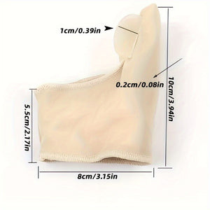 2 pairs of toe covers for night and home use Both men and women can use it