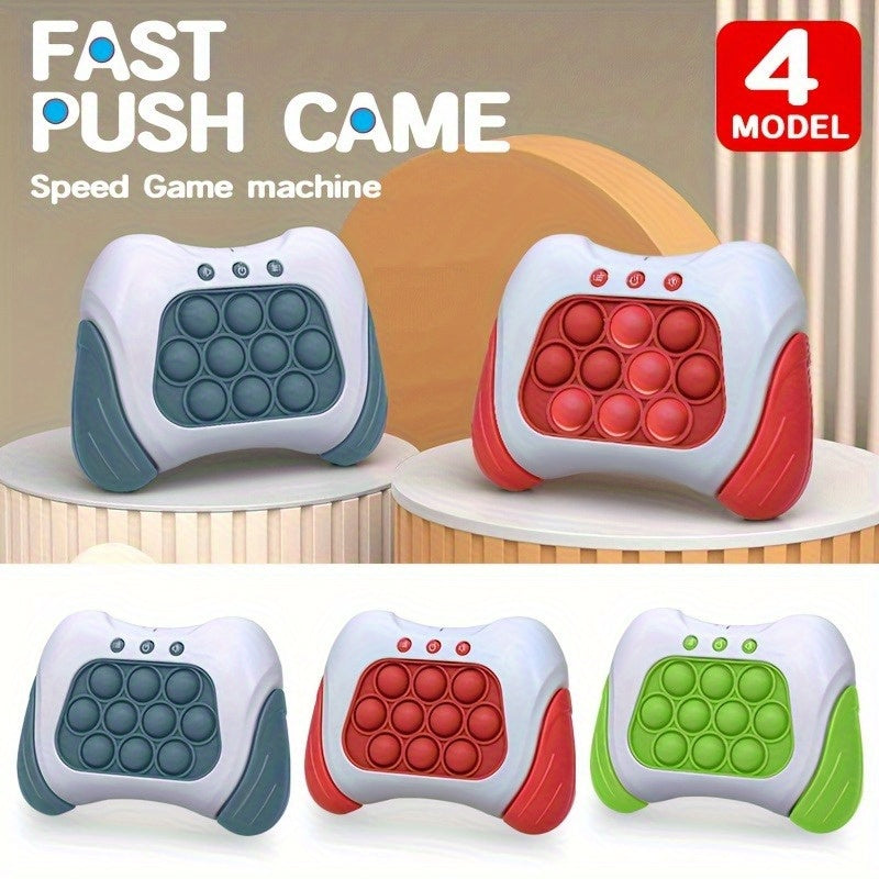 Interactive Pop Fidget Controller Toy with Light-Up Buttons - Multiplayer Game Mode for Enhanced Focus, Memory, and Hand-Eye Coordination - Educational Stress Relief Puzzle