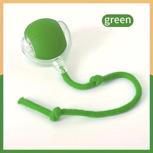 USB Charging Interactive Cat Toy with Long Tail - Suitable for All Breeds, Enhances Observation and Playtime Fun