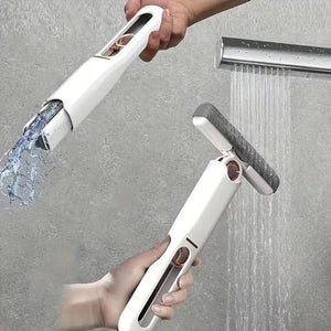 1 Set, Mini Mop, Hand-held Sponge Mop, Hand-free Mop, Desktop Mop, Glass Wiper, Multipurpose Portable Sponge Mop, Suitable for Bathroom, Car, Window and Glass Cleaning, Super Absorbent, Cleaning Products and Cleaning Tools.