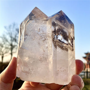 499g High Vibration Natural Crystal With Garden Quartz Soulmate Healing Points