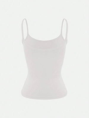 Sexy Backless Women's Camisole Elastic Casual Spaghetti Strap Top Summer Vacation Outfits 2025