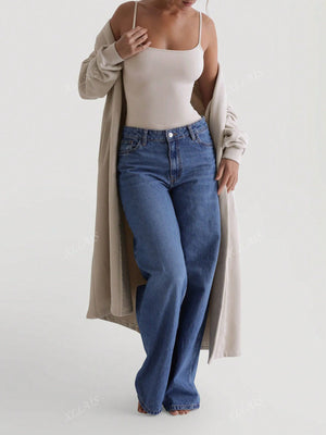 Sexy Backless Women's Camisole Elastic Casual Spaghetti Strap Top Summer Vacation Outfits 2025
