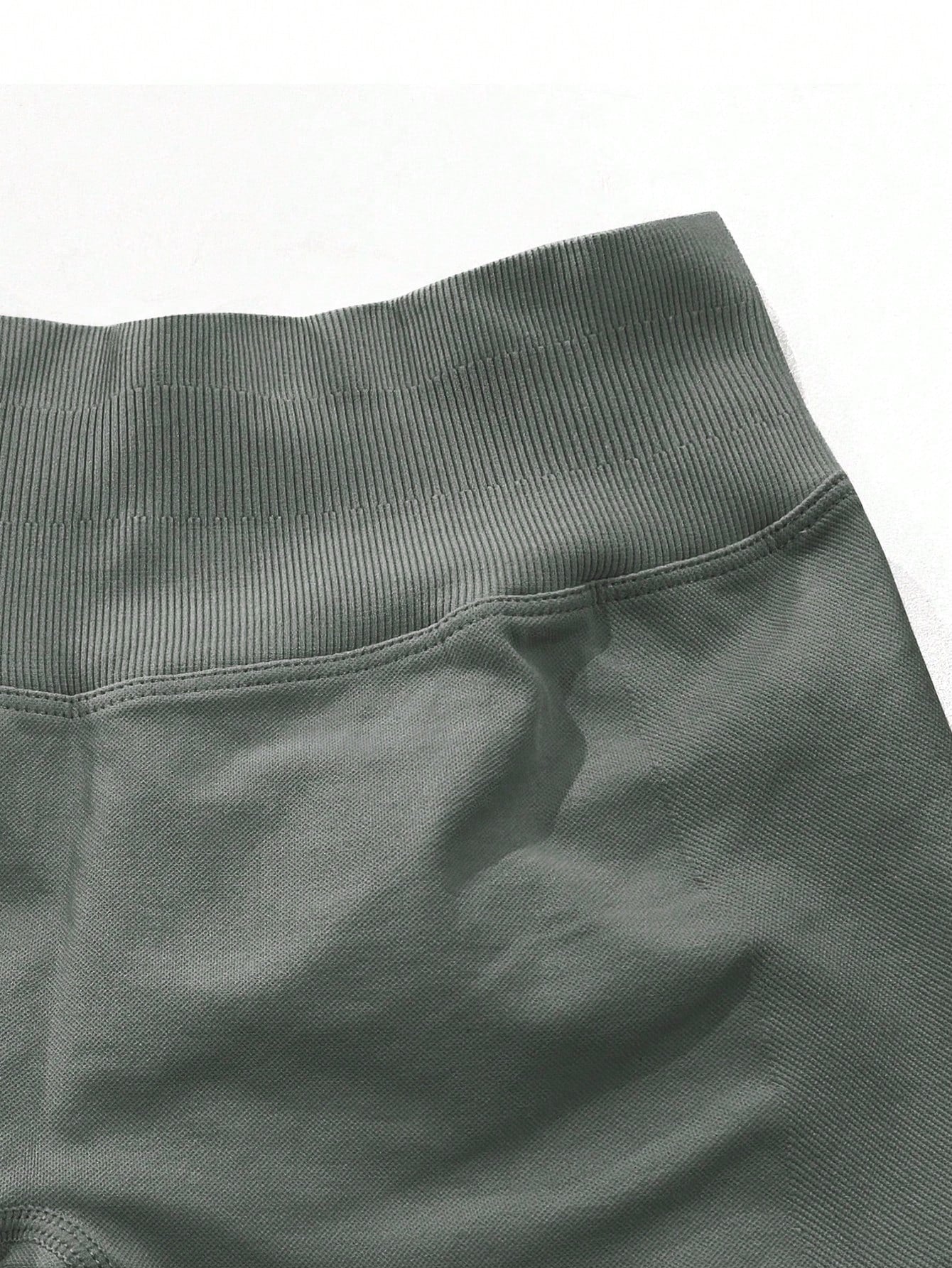 White Shorts,High-Waisted Tummy-Control Shorts,Hidden Scrunch Butt Lifting Skinny Pants,Cycling Shorts Curve,