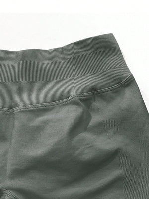 White Shorts,High-Waisted Tummy-Control Shorts,Hidden Scrunch Butt Lifting Skinny Pants,Cycling Shorts Curve,