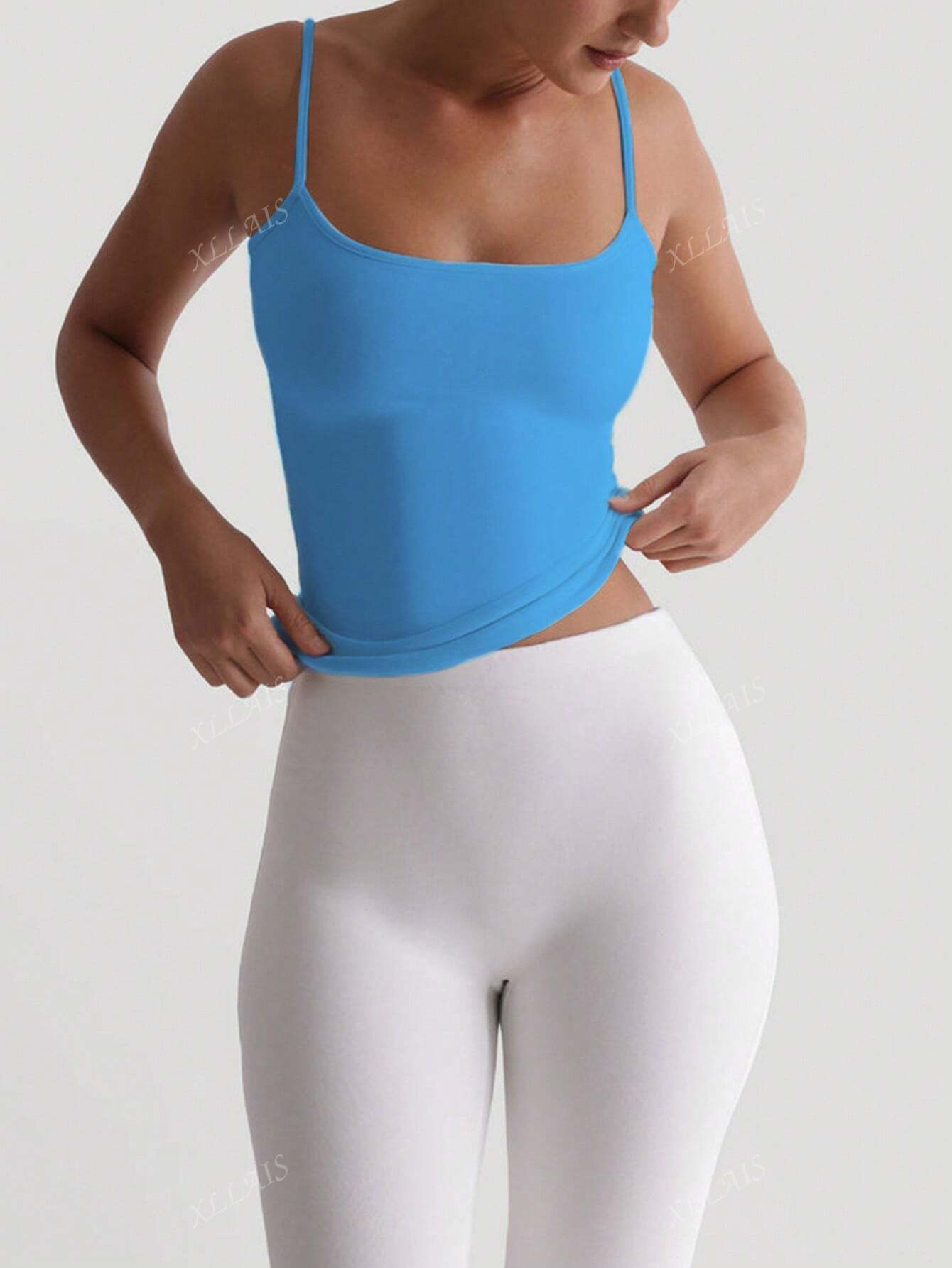 Sexy Backless Women's Camisole Elastic Casual Spaghetti Strap Top Summer Vacation Outfits 2025