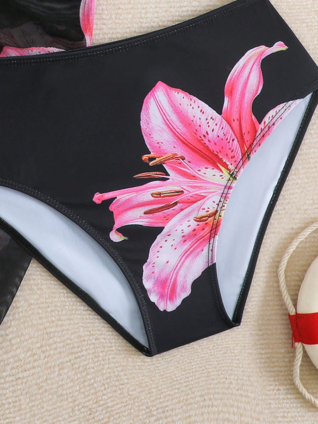 SHEIN Cute Tween GirlsDitsy Floral Triangle Bikini Swimsuit Set With Sarong (Print Style Random) Young Girls Sets Swim Suits For Women Womens Bathing Suit Set Bathing Suits For Teens Top