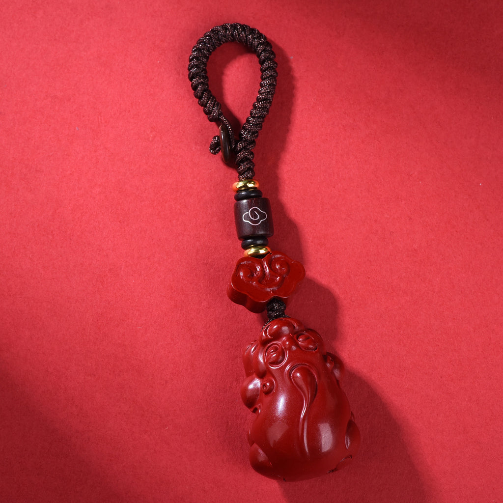 High Quality Cinnabar Key Chains Phone Chains