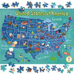 Puzzles For Kids 60 Pieces Colorful Wooden Puzzles For Toddler, Children Learning Educational Puzzles Toys For Boys And Girls