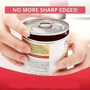 Arthritis & Senior-Friendly Easy-Grip Can Opener – Compact, Multi-Color, Stainless & Plastic Design