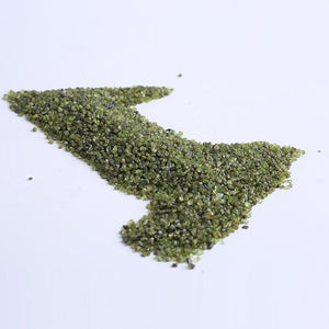 200g Natural rock crystal peridot crushed tumbled stone for decoration