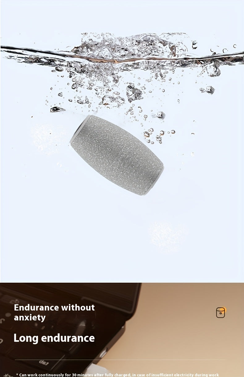 New Foot Scraper, Three Replacement Grinding Heads, Two Speeds, Integrated Mold Release