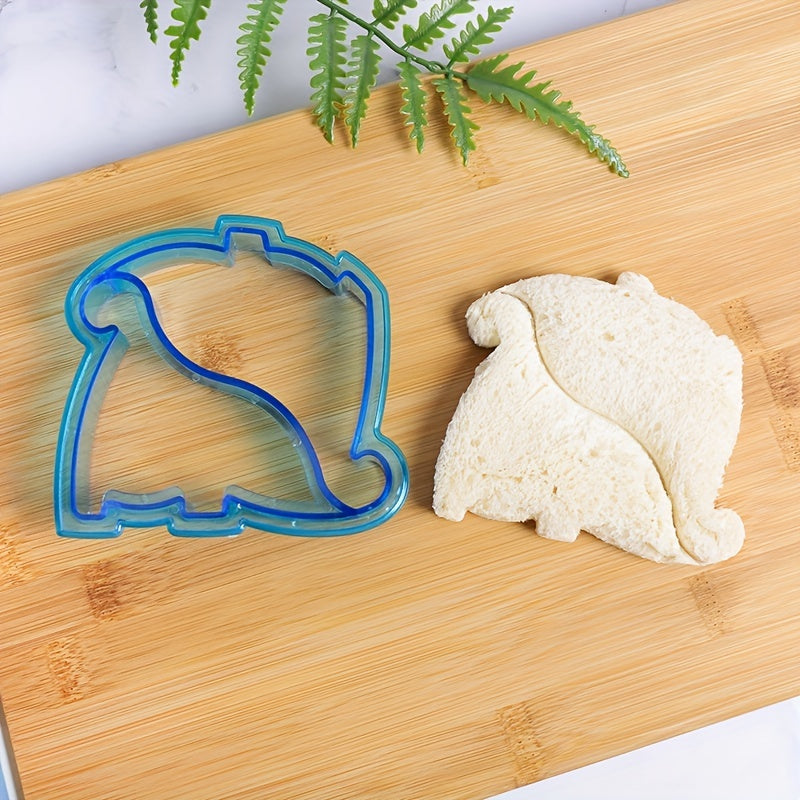 1PC Dinosaur Shape Modeling Bread Slicing Tool Sandwich Crust Cutter Bread Cutter Bread Mold Cute Aesthetic Stuff For Classroom School Bedro