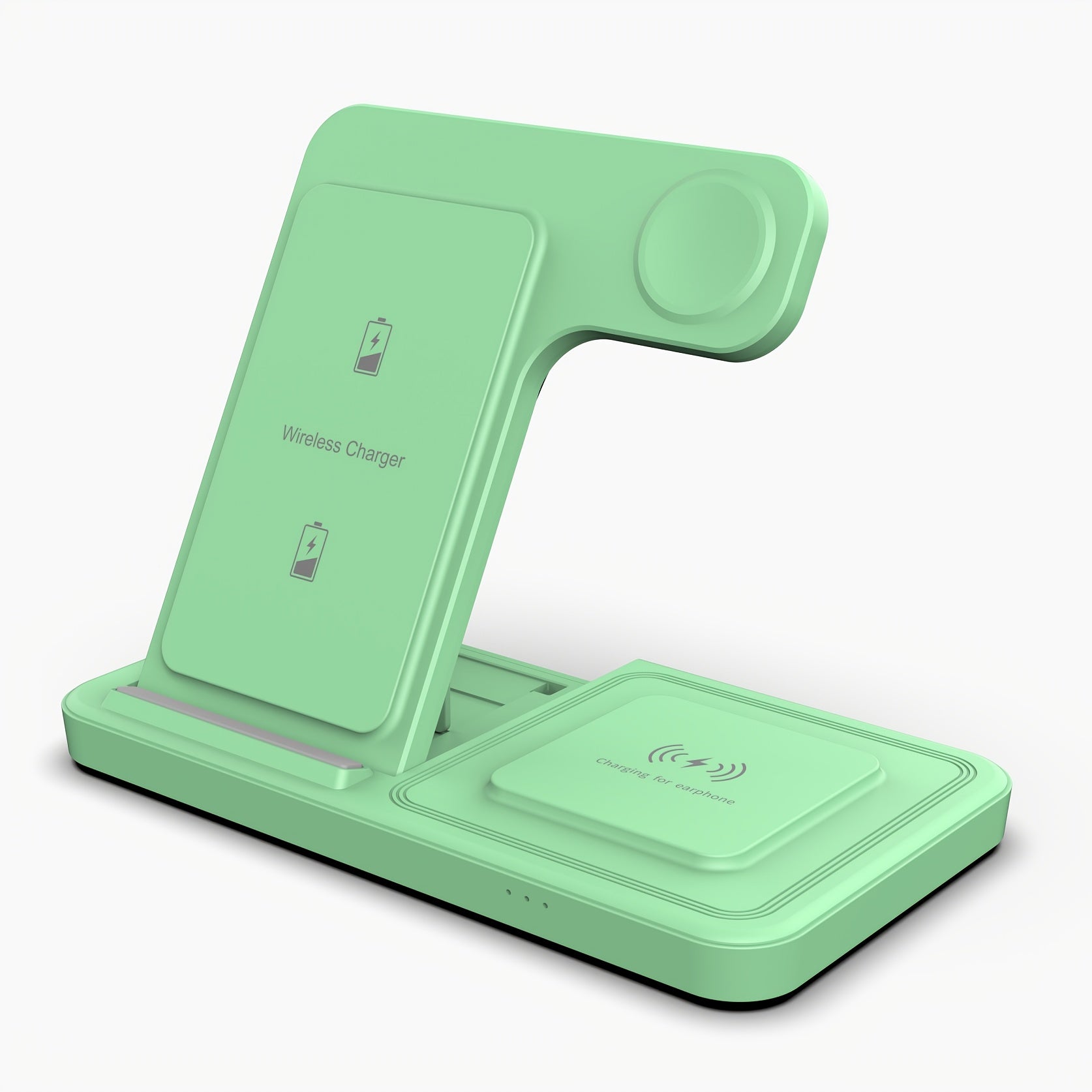 Foldable 3 In 1 Fast Charging Station, 15W Wireless Charger Stand For IPhone 15, 14, 13, 12, 11/Pro/Max/Mini/Plus, X, XR, XS/Max, SE, 8/Plus, Suitable For IWatch 1-9, Suitable For Airpods 3/2/Pro