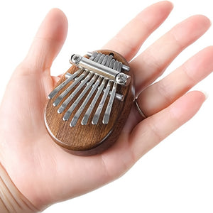 8 Key Mini Kalimba High Quality Exquisite Finger Thumb Piano Marimba Musical Good Accessory Pendant Gift,Christmas And Halloween Gift,Thanks