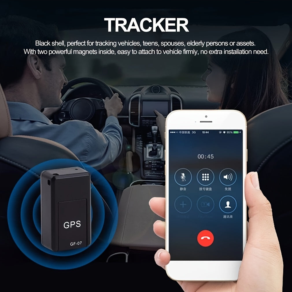 Compact Magnetic GPS Tracker – Versatile, Rechargeable, Real-Time Anti-Theft Vehicle Locator with Long-Lasting Battery