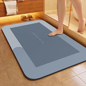 Super Absorbent Diatom Mud Bathroom Mat - Quick-Drying, Non-Slip Water-Absorbing Floor Mat, Soft And Comfortable, Suitable for Bathrooms, Showers, Laundry Rooms, Bedrooms, Living Rooms, Door Mats, Kitchen Mats, Machine Washable, Hand Washable.