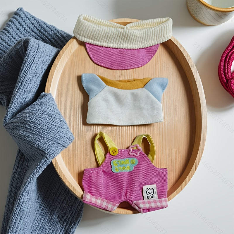 Adorable Doll Clothing Accessory Set, Suitable for 6.69-inchLABUBU Doll Clothes, Only Clothes Not Including Doll, Birthday Gift, Ramadan Festival, Easter, Holiday Gift