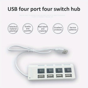 2.0 USB C Docking Station 4-7 Port Multi-Splitter Adapter Multi-Function Expander High-Speed USB Hub For MacBook Laptops And Devices