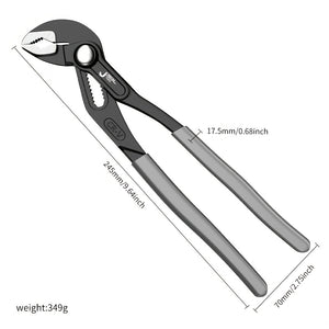 Water Pump Pliers Quick-Release Plumbing Pliers Pipe Wrench Adjustable Water Pipe Clamp Pliers Household Hand Tools Multi-functional Kitchen