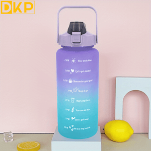 1pc/3pcs Stay Hydrated Anywhere: Portable Leakproof Water Bottle With Time Marker & Lanyard - Perfect For Adults & Families!