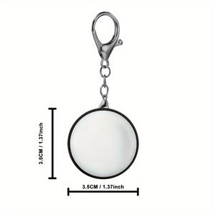 Compact Magnetic Apple Watch Charger with Keychain – Dual USB-C/Lightning Ports, Fast 2-Hour Charging for Series 1-9 & Ultra, Lightweight Aluminum Alloy, Travel-Friendly Design, Multiple Colors Available, Mini Portable Charger