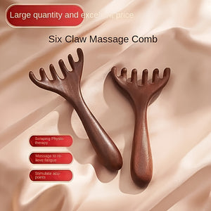 A Cute And Practical Antler Comb Made of Resin, Featuring a Double-Headed Massage Brush for Eye And Scalp Massage, As Well As a Facial Massage Tool. It Is Sulfate-Free, Battery-Free, And Makes a Great Gift for Friends And Family for Hair And Skin Care.