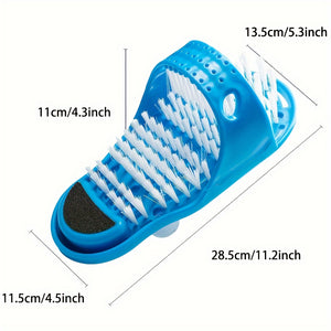 1pc Suction Cup Foot Washing Brush, Foot Scrub Massager Cleaner, Dead Skin Remover for Shower Floor