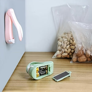 1pc Portable Handheld Heat Sealing Machine for Food, Snacks, and Plastic Bags - Easy to Use and Convenient for Home and Travel