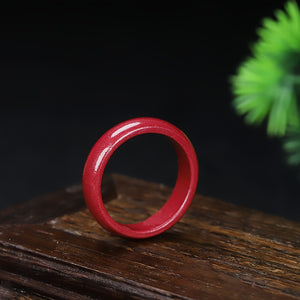 1pc Men's Natural Raw Stone Jute Ring Couples Ring Good Luck Ring