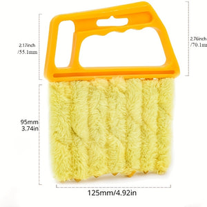 1pc, Microfiber Window Cleaning Brushes - Effortlessly Collect Dust and Clean Blinds