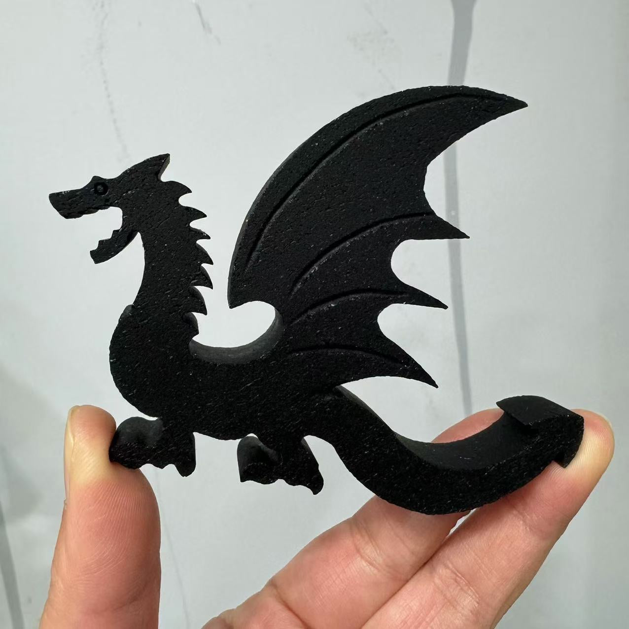 Black Obsidian Flying Dragon Black Obsidian Animal Crystal Animal Crystal Crystal Gift