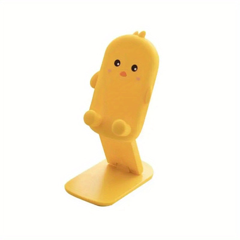 Cute Cartoon Animal Foldable Phone & Tablet Stand - Convenient Charging Holder for Desktop Use