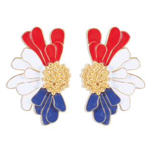 Flower Design Earrings Gift for families