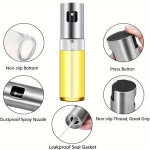 100ml KITEOAGE Oil Sprayer – Multi-purpose Kitchen Dispenser for Cooking, Baking, BBQ | Fine Mist for Health & Portion Control