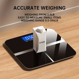 Weight Scale Electronic Scale, 396 Pound Digital Bathroom Scale, High-precision Weight Scale With LED High-definition Display Screen And Tem